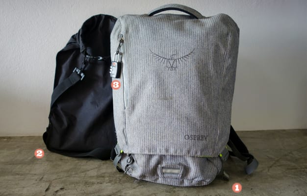 Minimalist Travel: 26L Osprey Pack and Drybag