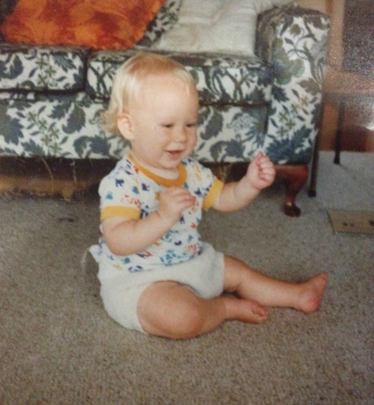 The author as an infant.