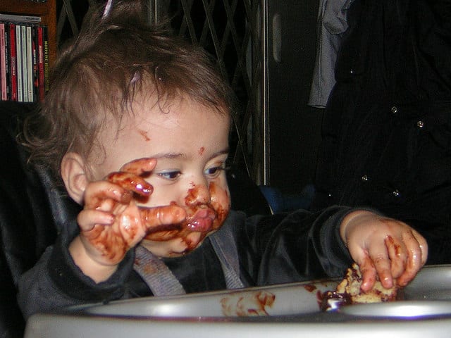 Messy eater.