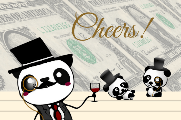 Cheers! You've officially become an investor.
