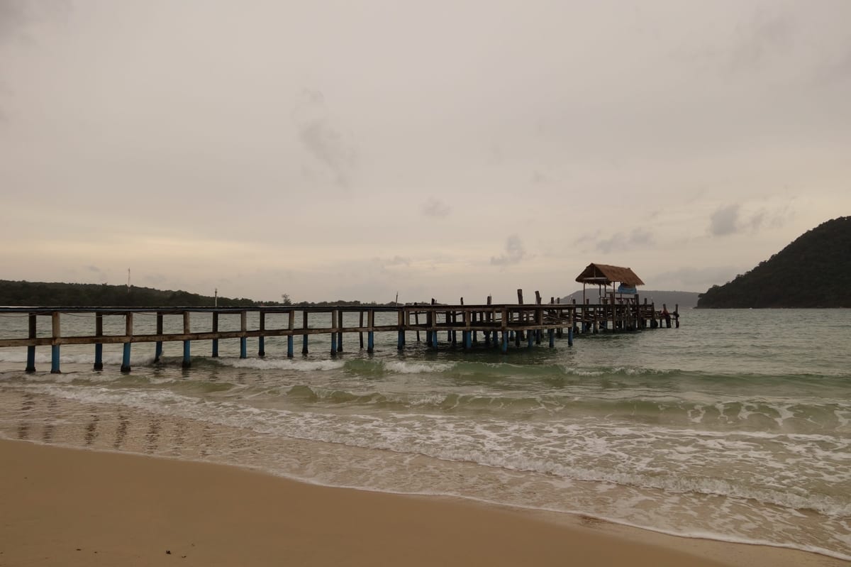 Solo travel: Watching the waves roll in at Koh Rong Samloem, a small island off the coast of Cambodia
