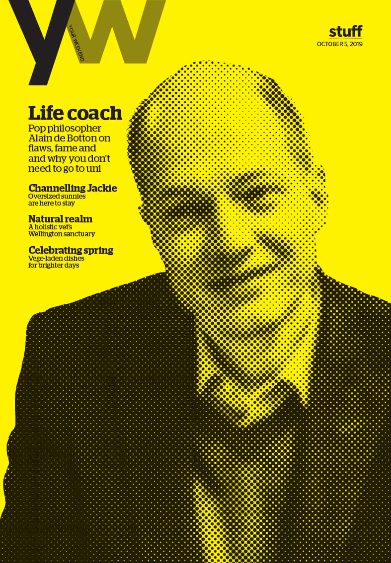 alain de botton your weekend magazine cover