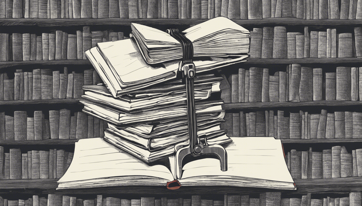 some books being compressed. wrong! bad!