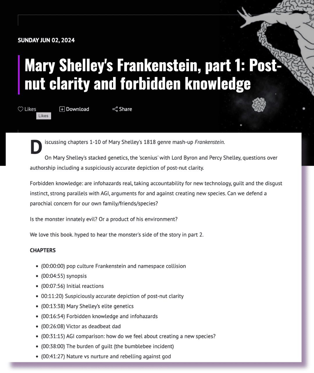Frankenstein book club discussion Mary Shelley