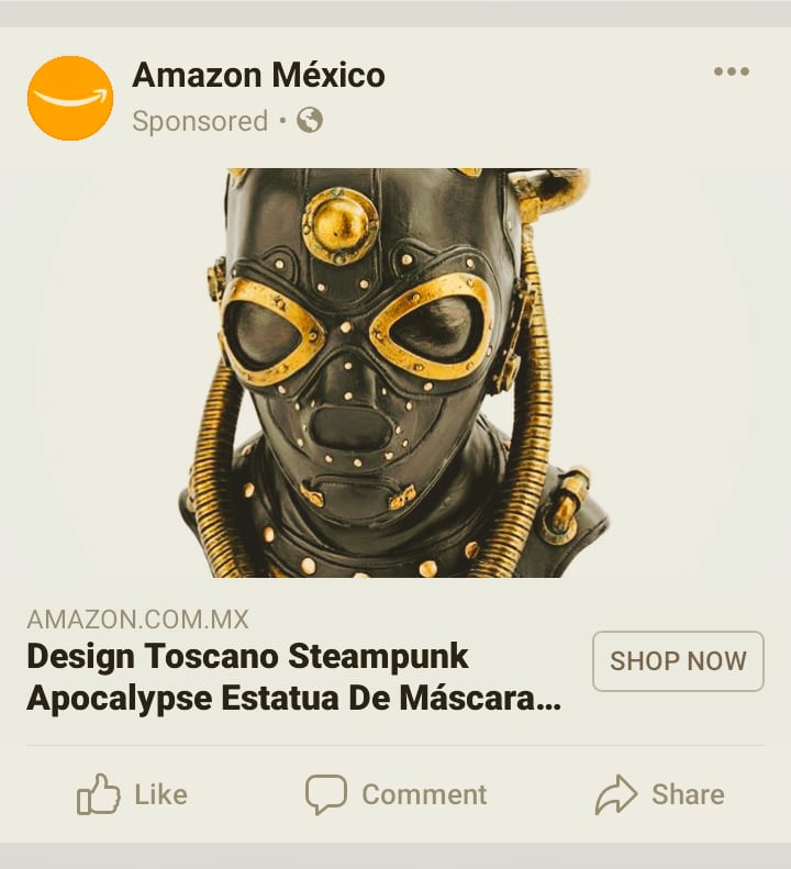 steampunk apocalypse mask amazon ad